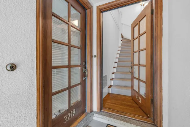 a view of front door