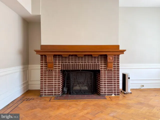 a view of fireplace