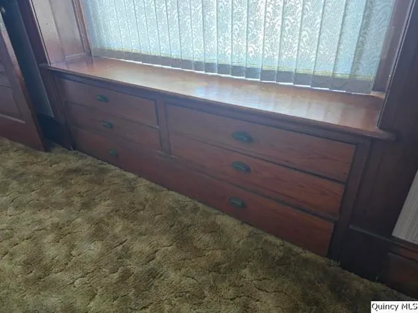 a close view of wooden cabinets
