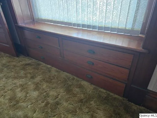 a close view of wooden cabinets