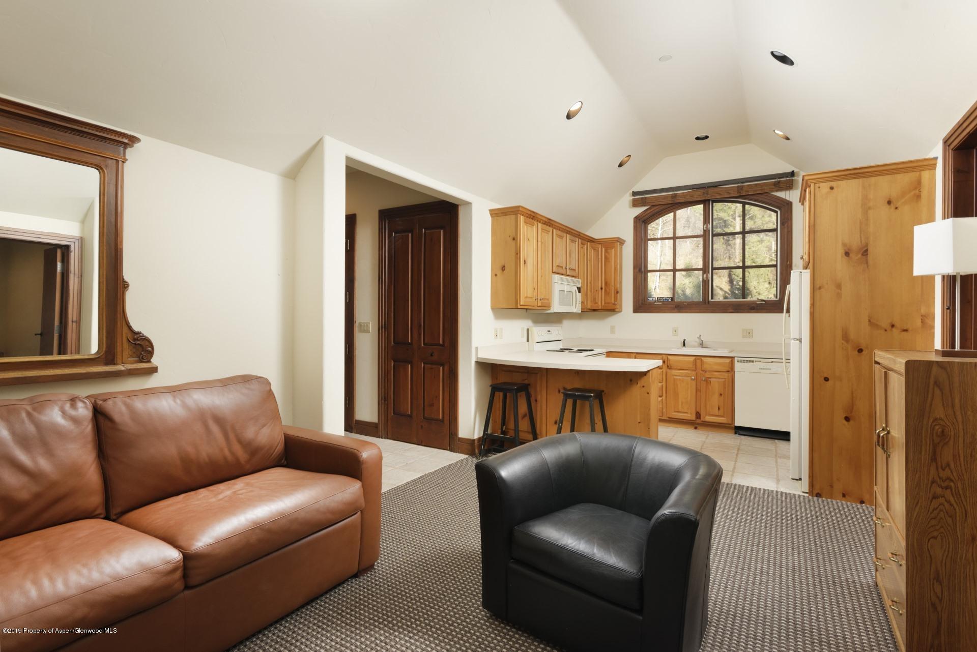450 Smuggler Mountain Road Aspen, CO 81611 - Photo 27 of 37 a living room with furniture and a fireplace