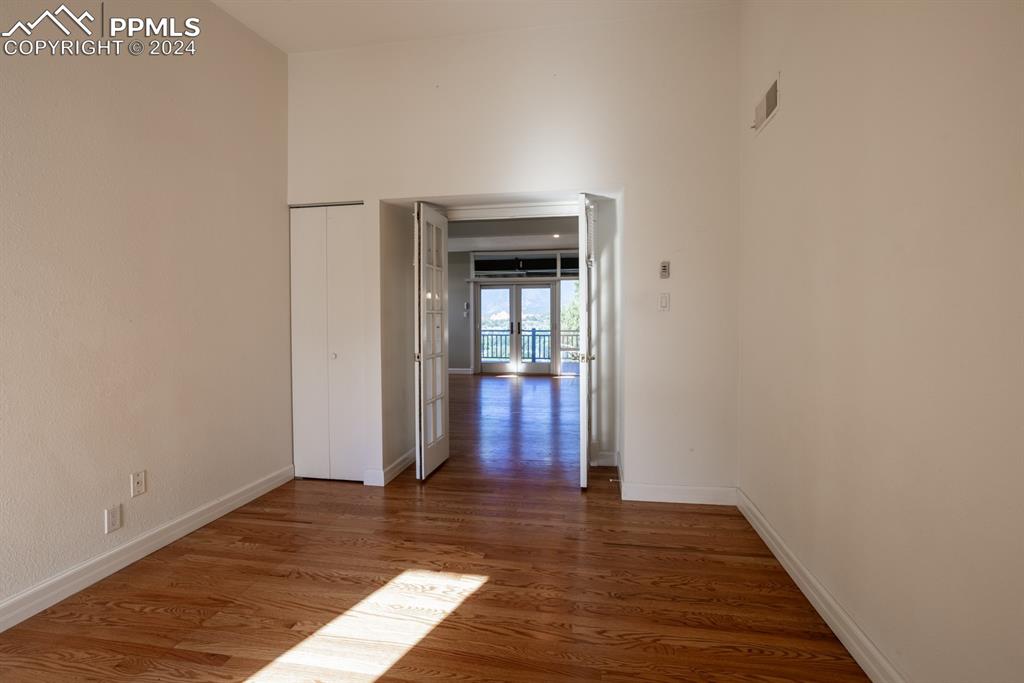 1074 Fontmore Road, Unit C Colorado Springs, CO 80904 - Photo 21 of 30 Third bedroom with view of mountains across living room