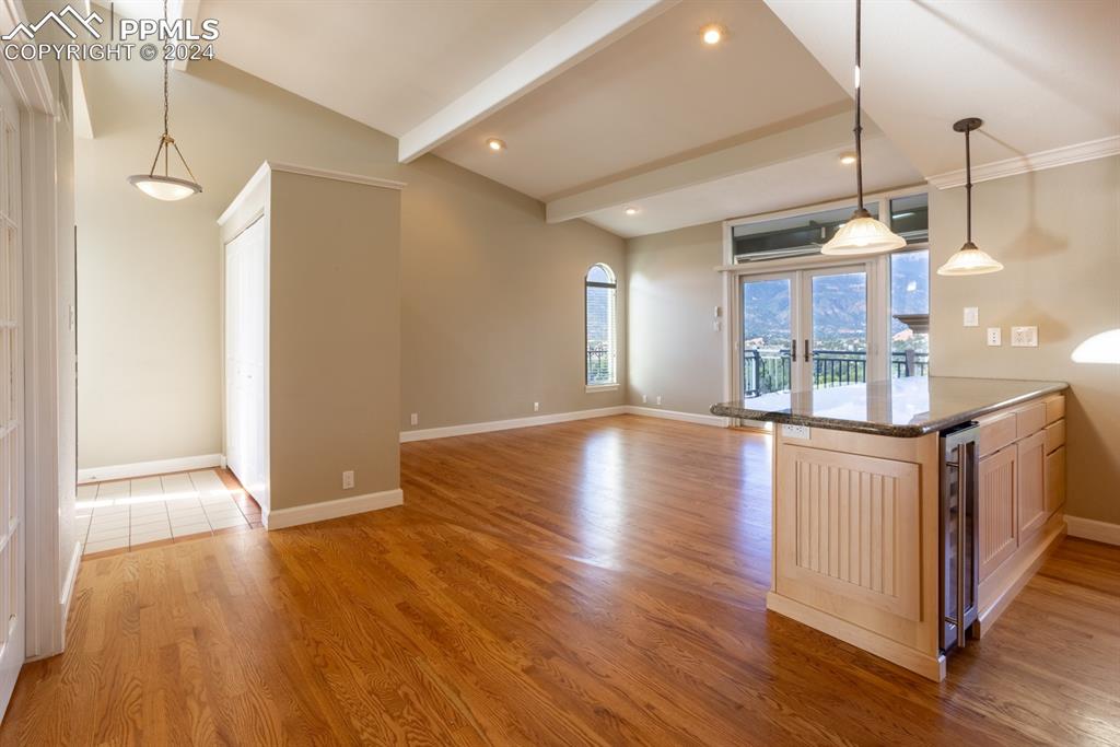 1074 Fontmore Road, Unit C Colorado Springs, CO 80904 - Photo 6 of 30 Entry, living room, and part of dining area