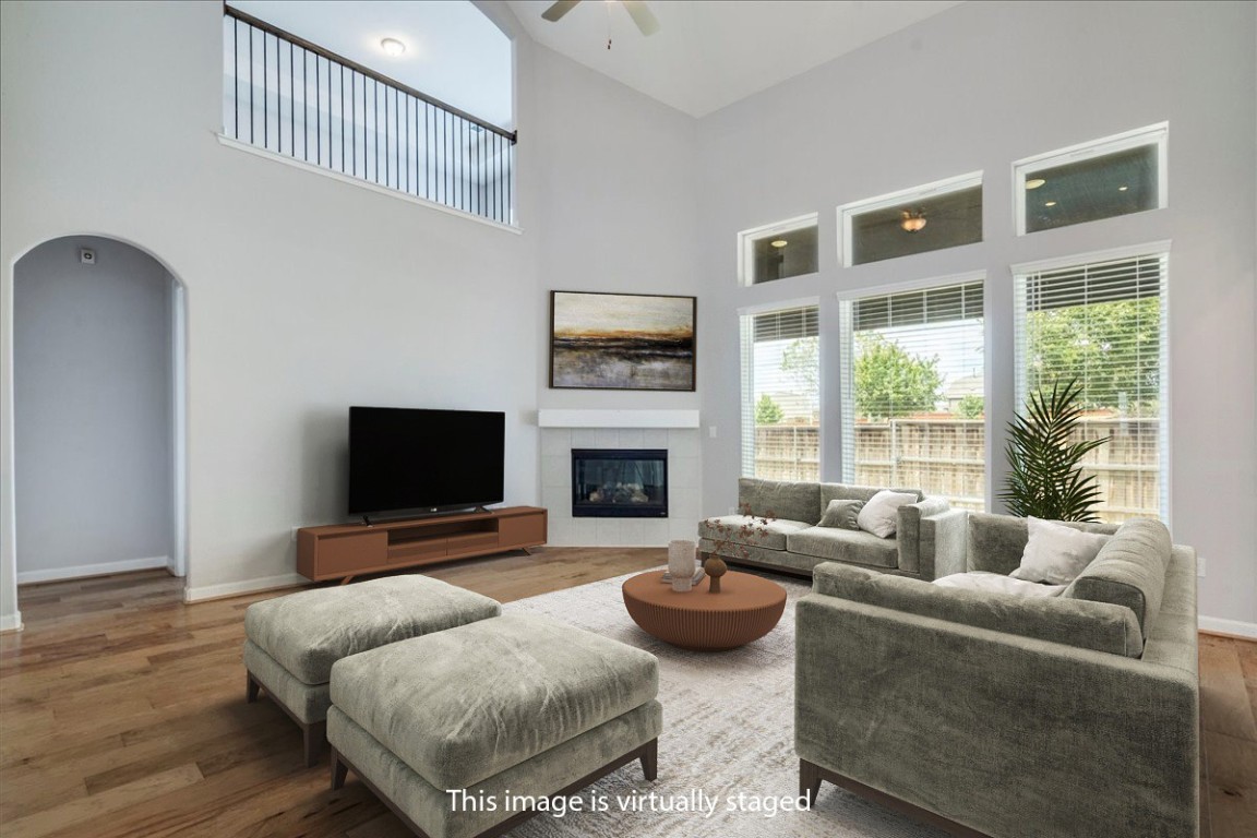 584 Baretta Loop Buda, TX 78610 - Photo 3 of 37 Virtually staged living room