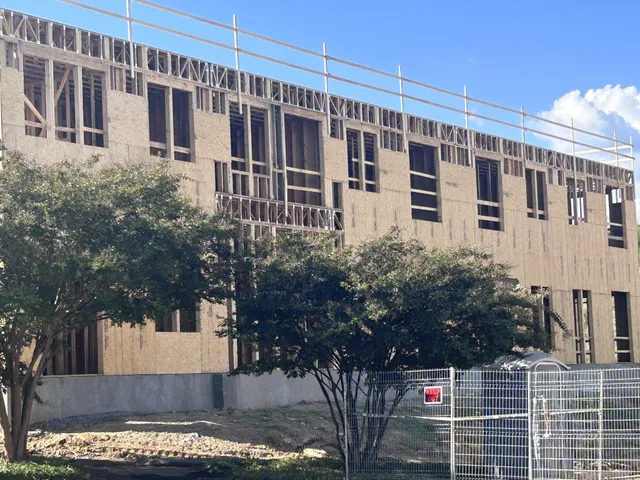 a view of a large building