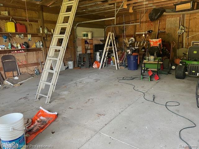 5447 Rensselear Drive Lapeer, MI 48446 - Photo 20 of 22 Inside of Garage with storage above