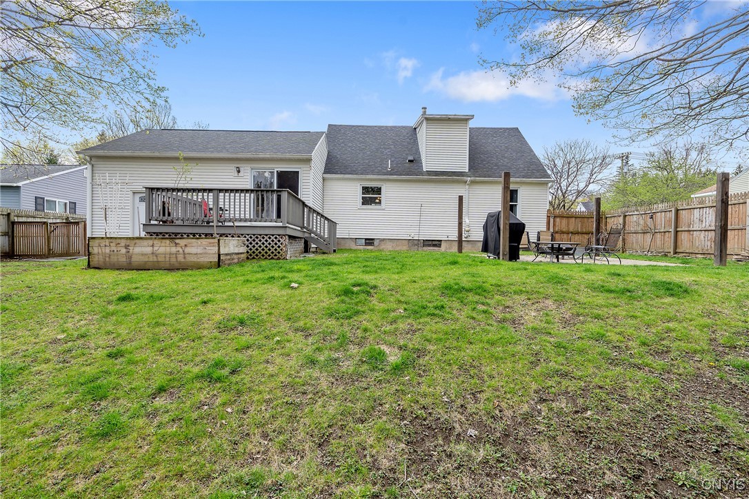 506 Richards Road Camillus, NY 13031 - Photo 32 of 37 Oversized backyard with a deck and patio—ideal for