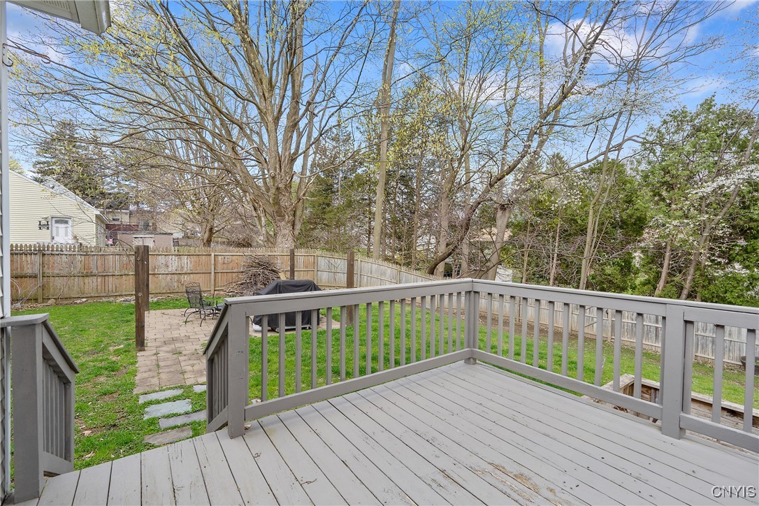 506 Richards Road Camillus, NY 13031 - Photo 34 of 37 Oversized backyard with a deck and patio—ideal for