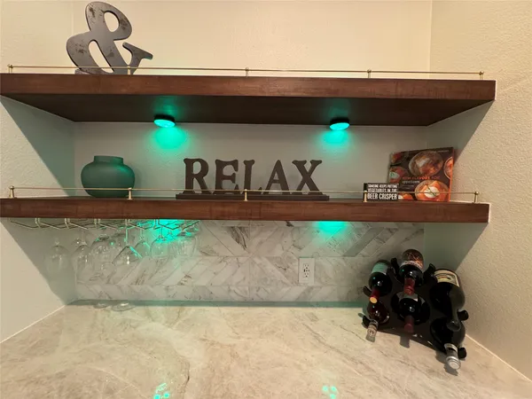 a close view of a fireplace