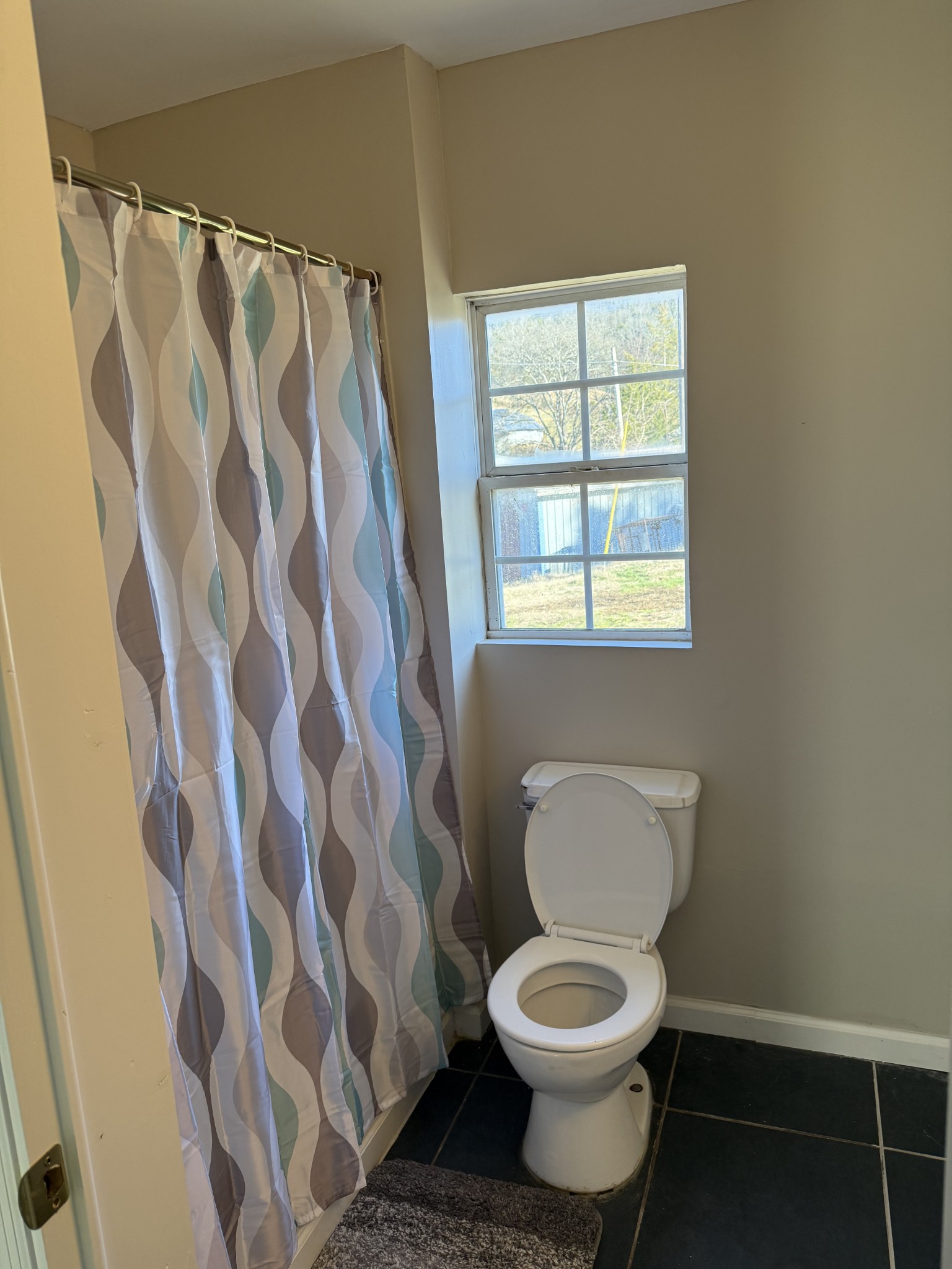 98 Ballenger Road Carthage, TN 37030 - Photo 16 of 23 a white toilet sitting next to a shower curtain
