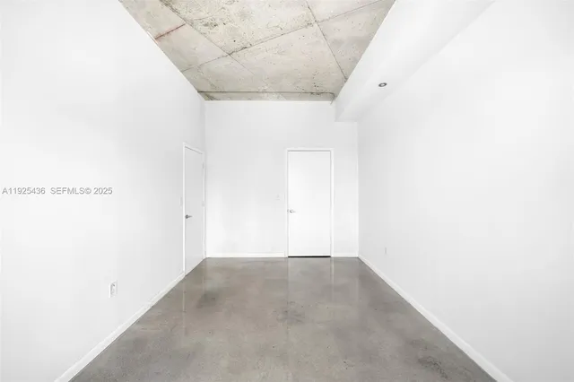 a view of a small space