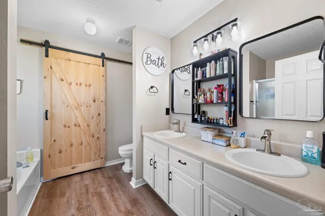 a view of a swimming pool with a yard