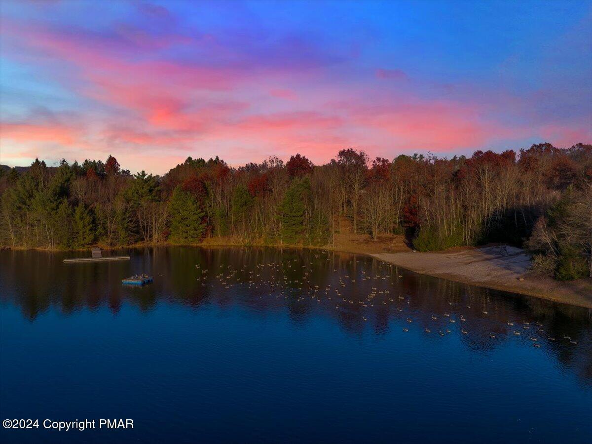 235 Bird Lane Kunkletown, PA 18058 - Photo 33 of 33 a view of a lake with a mountain