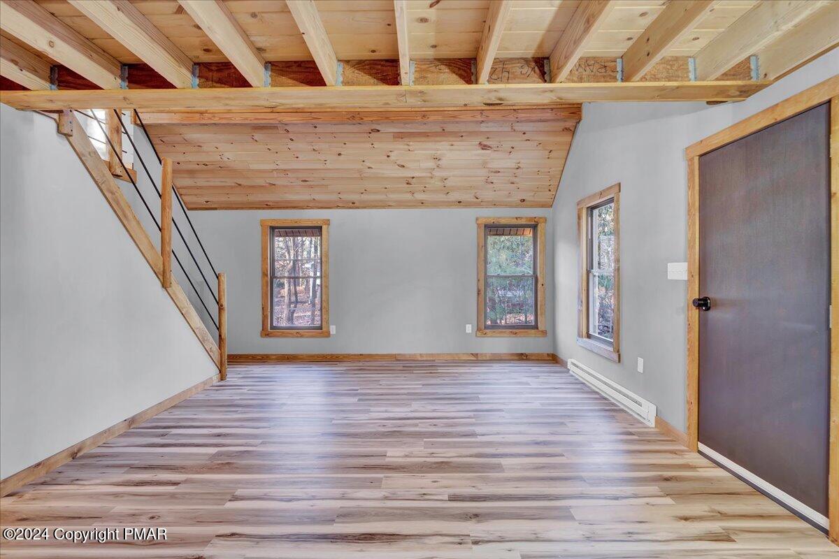 235 Bird Lane Kunkletown, PA 18058 - Photo 6 of 33 a view of an entryway with wooden floor