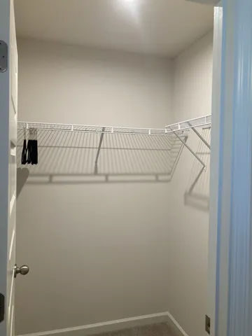 a view of a closet
