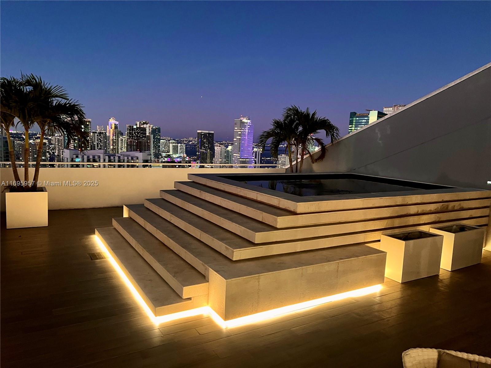 88 Southwest 7th Street, Unit 4203 Miami, FL 33130 - Photo 64 of 96 a view of balcony and ocean view