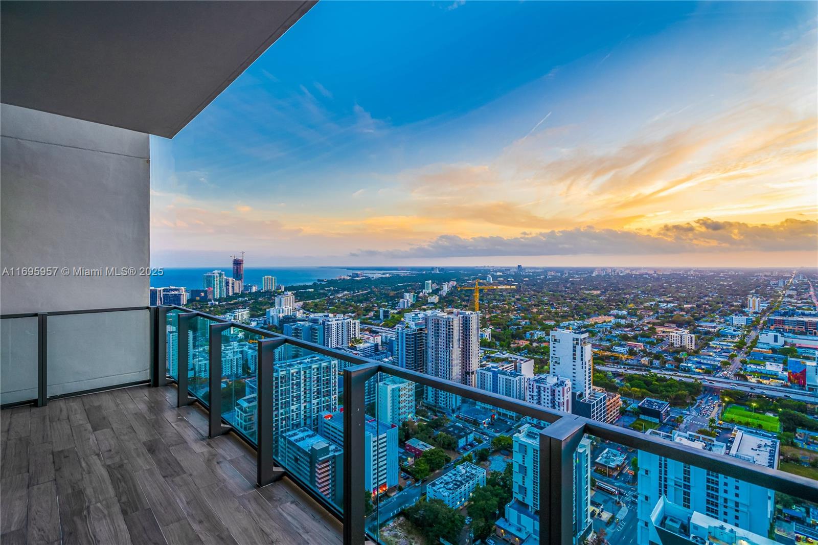 88 Southwest 7th Street, Unit 4203 Miami, FL 33130 - Photo 81 of 96 a view of a city from a balcony
