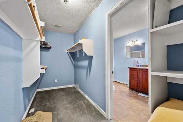 a view of a storage & utility room