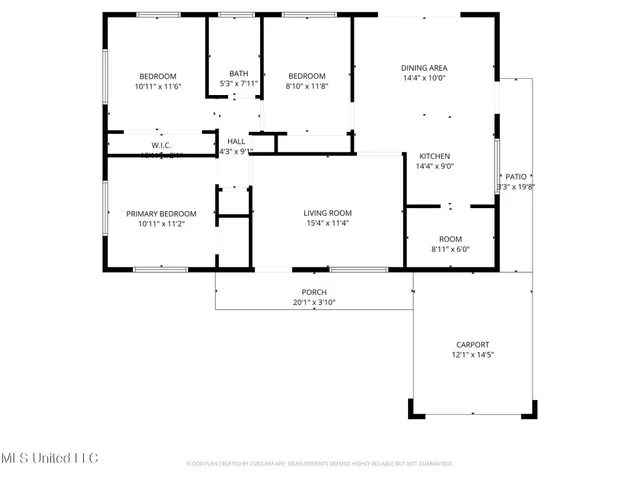 $89,900 | 2446 Overbrook Drive, Jackson, MS 39213