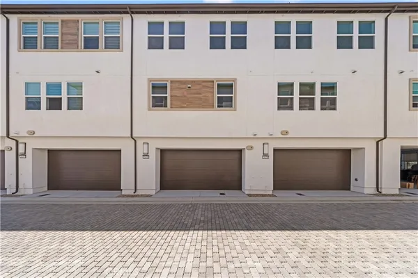 an aerial view of a building