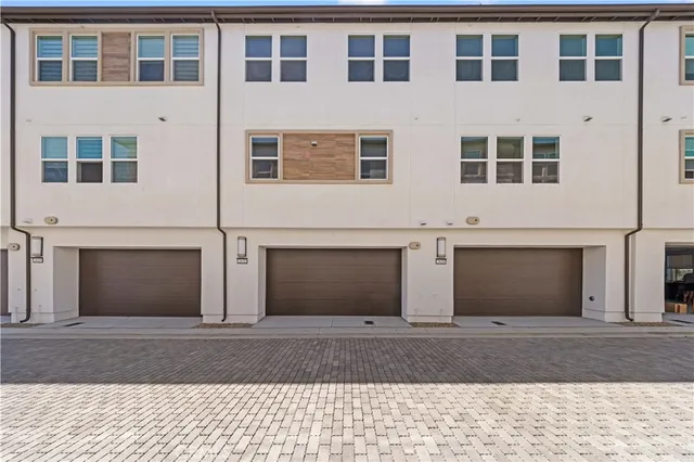 an aerial view of a building