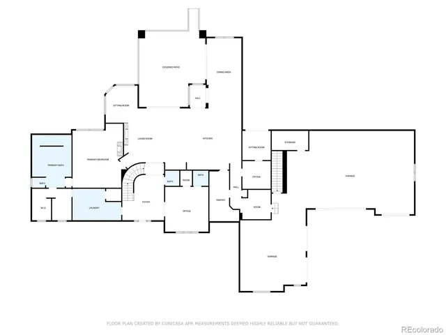 a picture of a floor plan