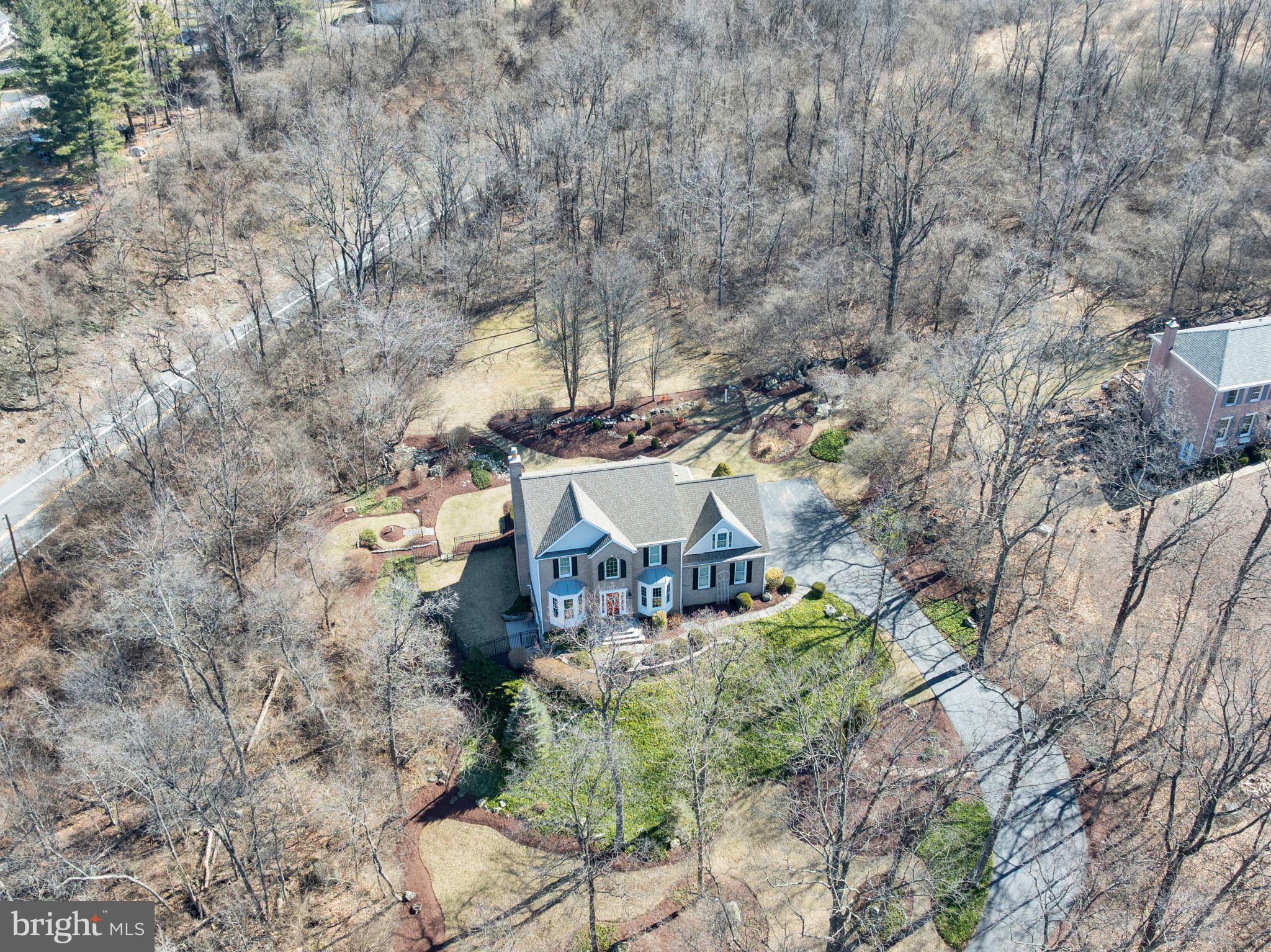 8029 Ridge Road Frederick, MD 21702 - Photo 76 of 91 an aerial view of a house with yard and outdoor seating