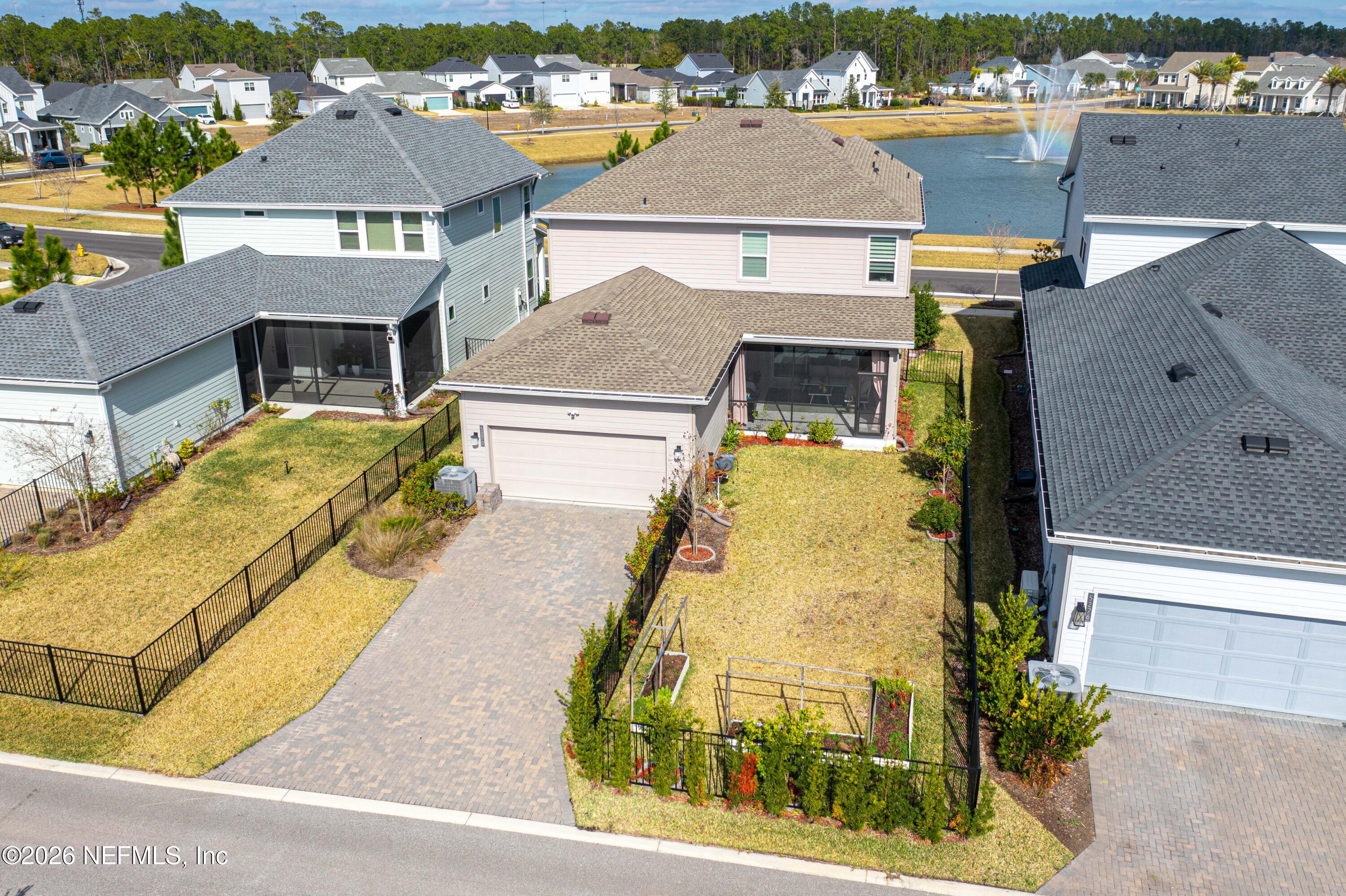 5270 Piney Flats Road Jacksonville, FL 32224 - Photo 45 of 53 an aerial view of a house with a swimming pool