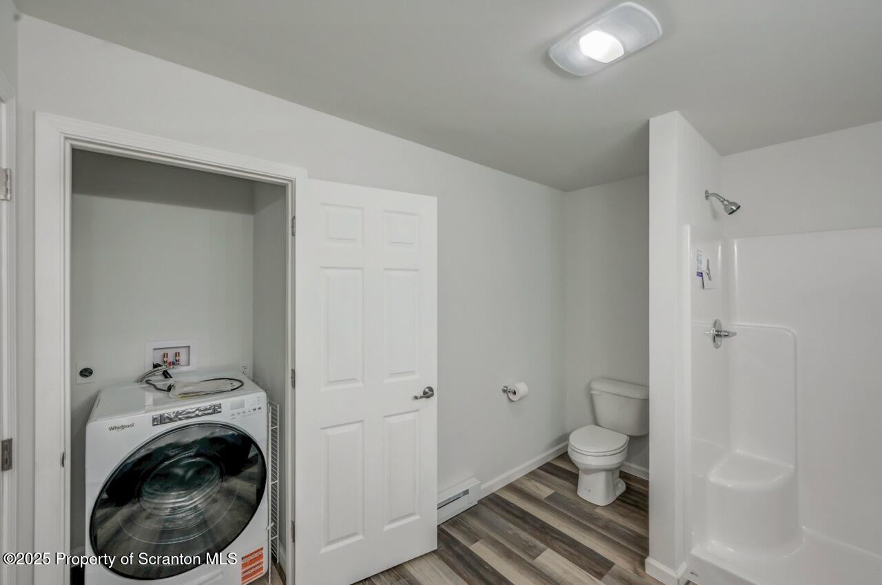 308 Hill Street Jessup, PA 18434 - Photo 26 of 32 Washer/dryer combo in bathroom