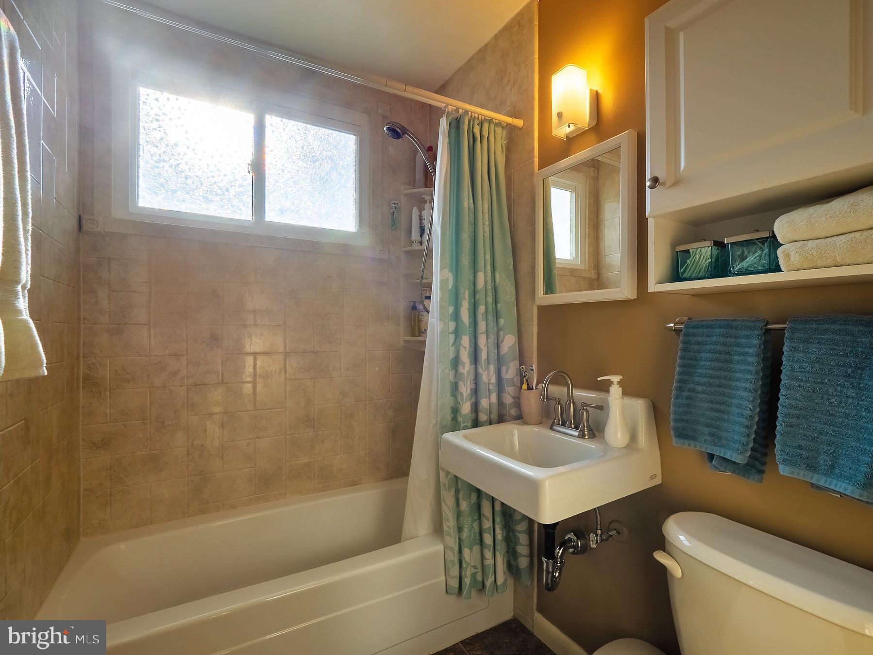 55 Ridge Road, Unit M Greenbelt, MD 20770 - Photo 20 of 32 Bath with recent tub, surround, sink, toilet.