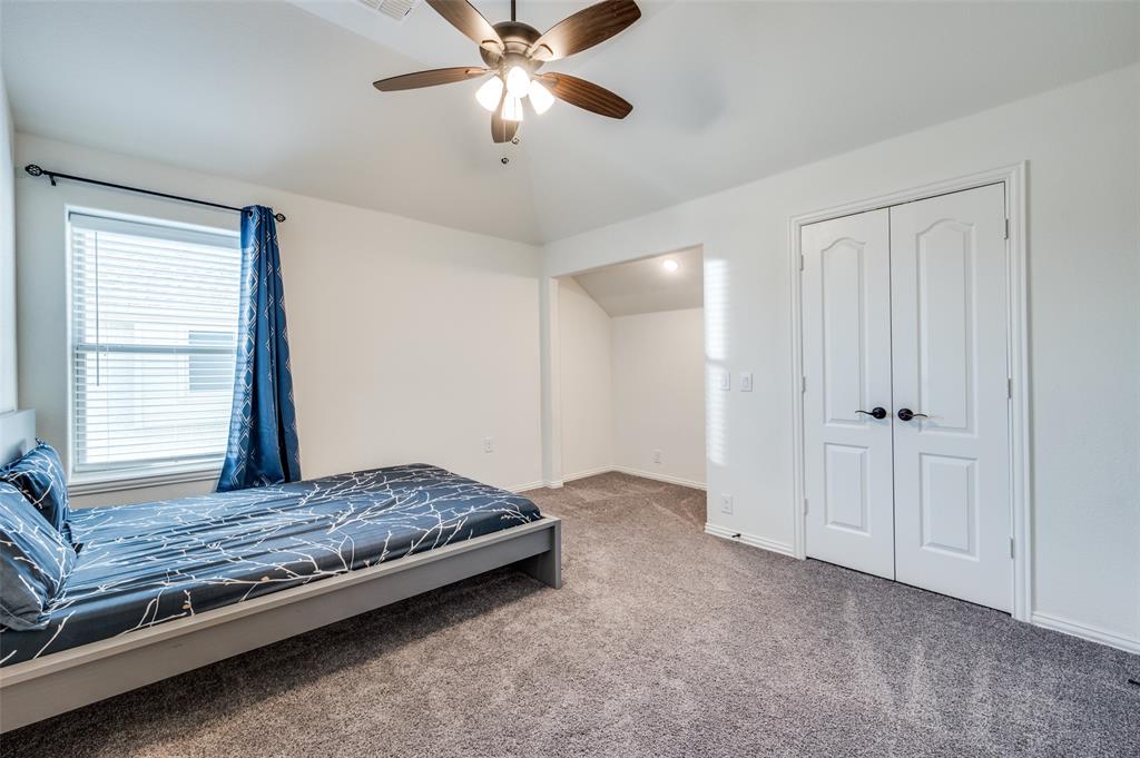 1616 George Lane Little Elm, TX 75068 - Photo 13 of 28 a living room with couch and ceiling fan