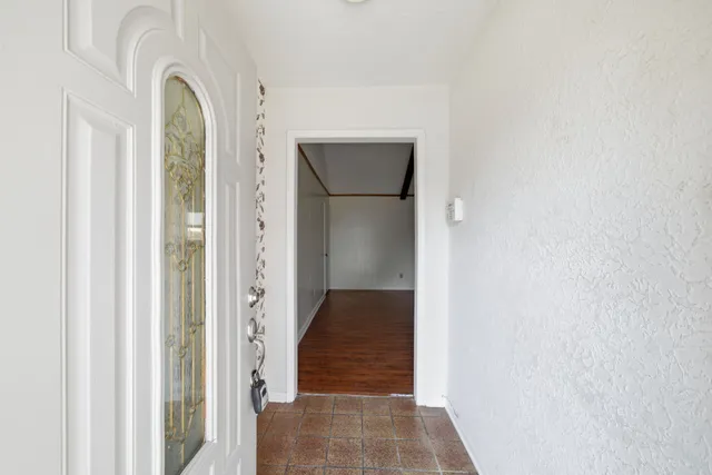 a view of front door