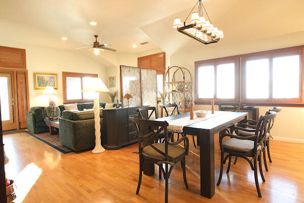 1050 Spring Road Shelter Cove, CA 95589 - Photo 20 of 42 a view of a dining room with furniture window and outside view