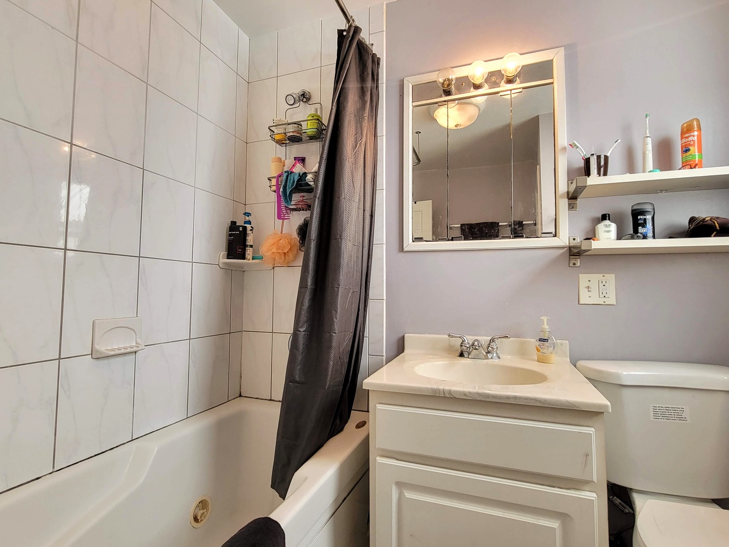 7538 North Ridge Boulevard, Unit 3E Chicago, IL 60645 - Photo 13 of 20 a bathroom with a sink and a mirror