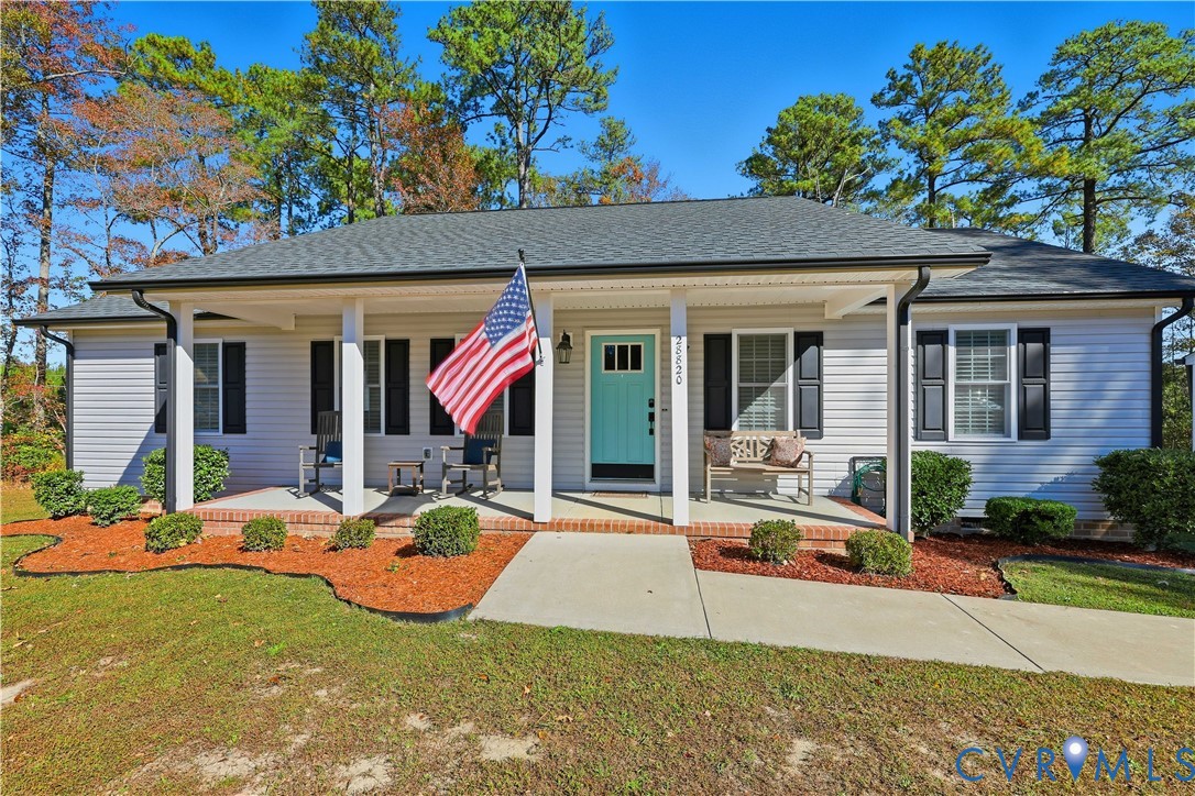 28820 Butler Branch Road Petersburg, VA 23805 - Photo 2 of 27 a view of a house with backyard porch and sitting area