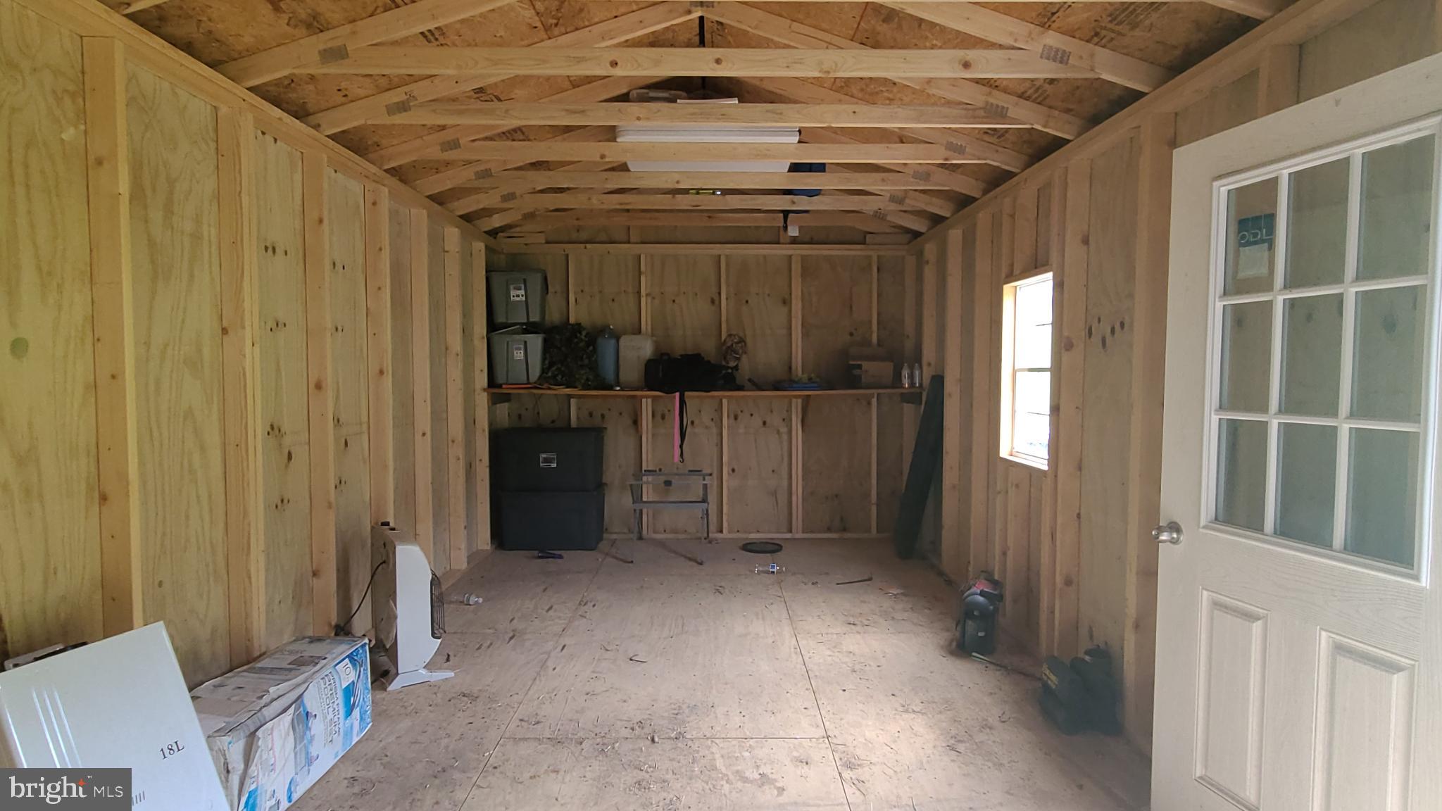 534 Co Rte 10/2 Franklin, WV 26807 - Photo 21 of 39 Spacious shed with natural wood finish.