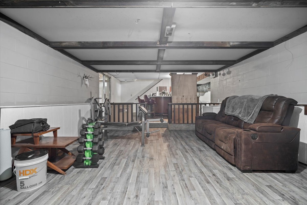 306 North Coolidge Street Normal, IL 61761 - Photo 25 of 32 a living room with furniture and a wooden floor