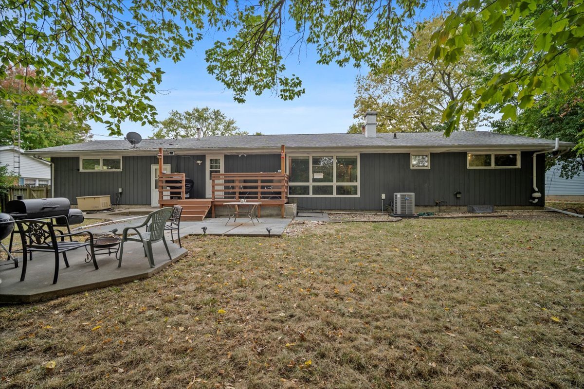 306 North Coolidge Street Normal, IL 61761 - Photo 31 of 32 a backyard of a house with yard barbeque oven and outdoor seating