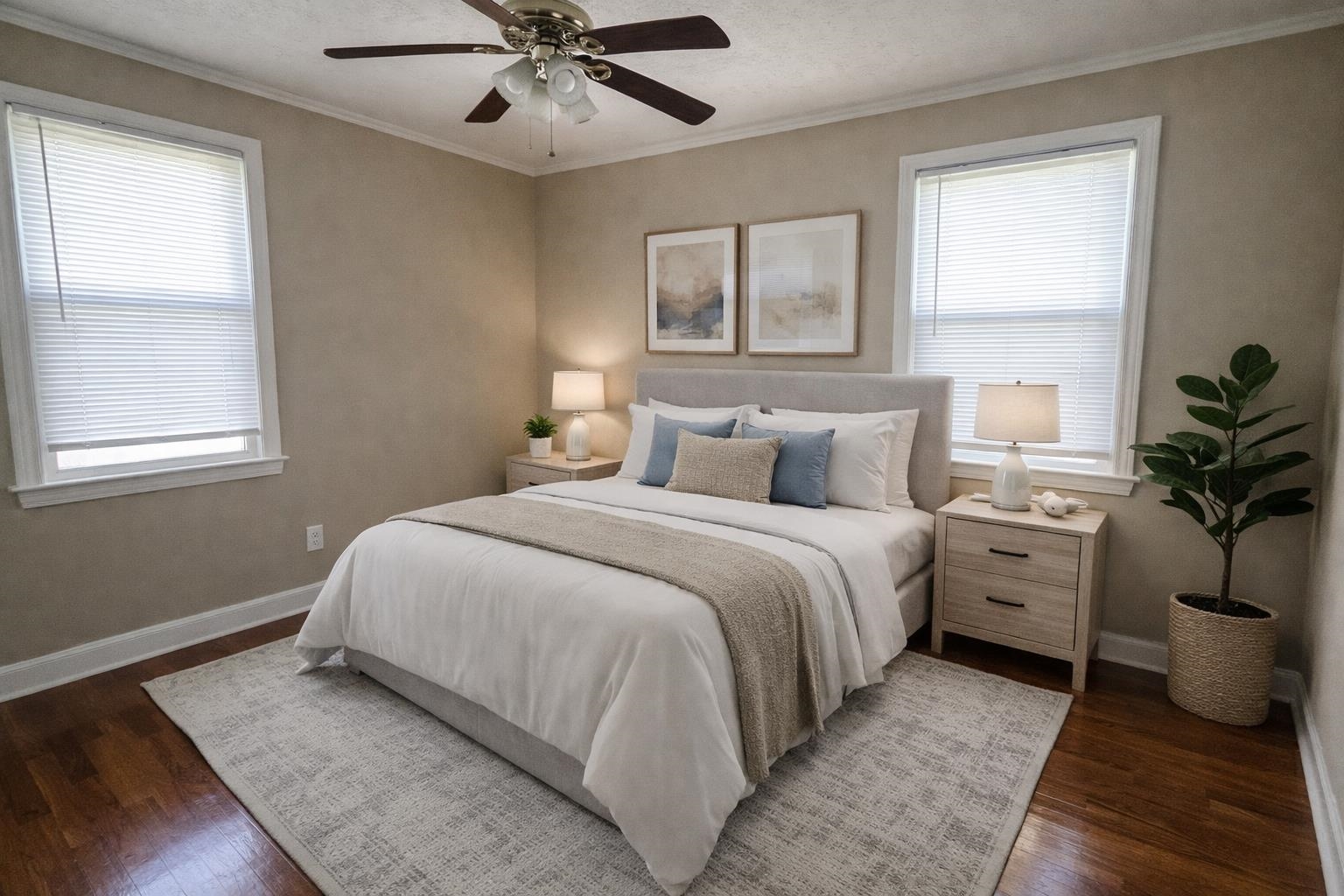 4868 Southern Avenue Memphis, TN 38117 - Photo 3 of 15 a bedroom with a large bed and a chandelier