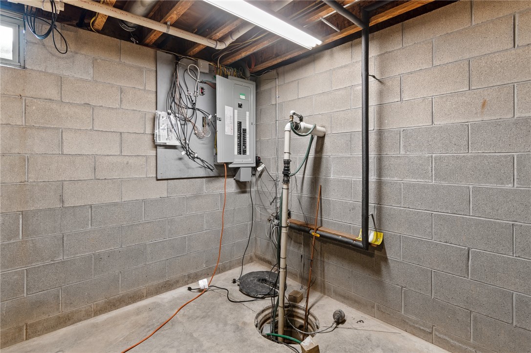 3935 Highway 414 Rose, NY 14433 - Photo 37 of 44 Dry block walls in the WALK OUT BASEMENT