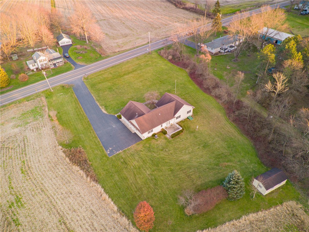 3935 Highway 414 Rose, NY 14433 - Photo 39 of 44 The OVERHEAD view of the yard - set wayyy back fro