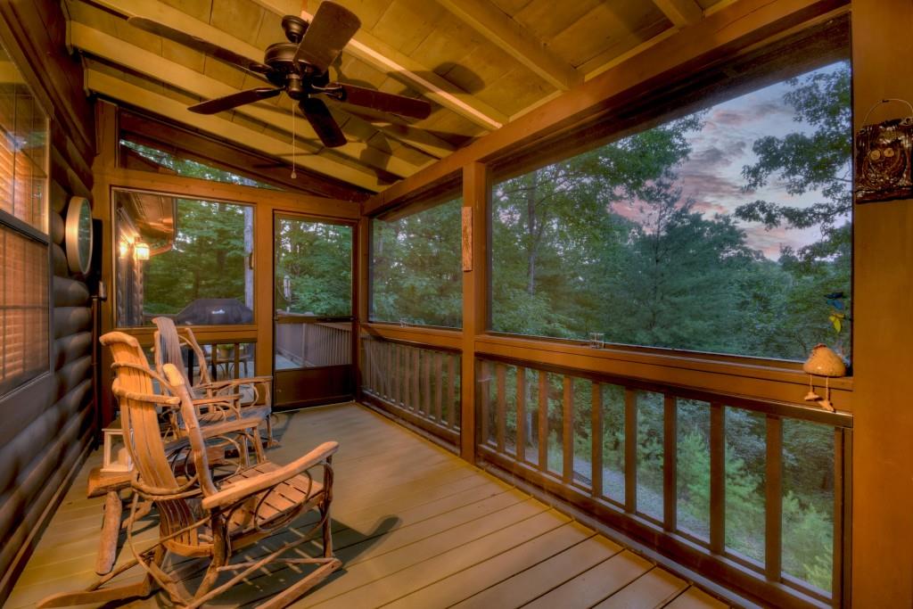 97 Doyle Carder Parkway Blue Ridge, GA 30513 - Photo 25 of 49 a view of a two chairs in the balcony