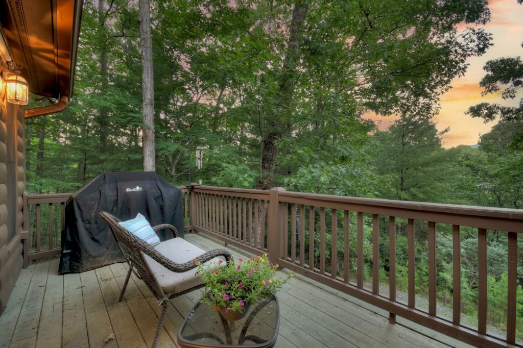 97 Doyle Carder Parkway Blue Ridge, GA 30513 - Photo 26 of 49 a view of a two chairs in the balcony