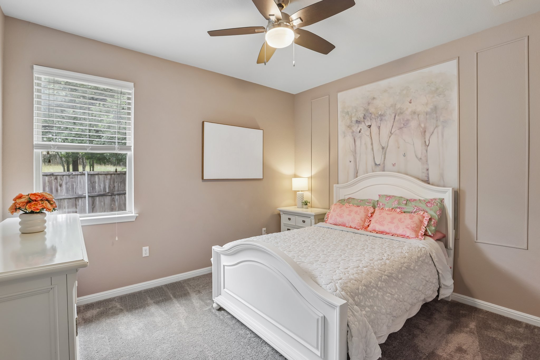 6801 Banff Cove Austin, TX 78754 - Photo 27 of 37 Bedroom 2 with ceiling fan