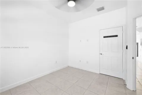 a view of an empty room