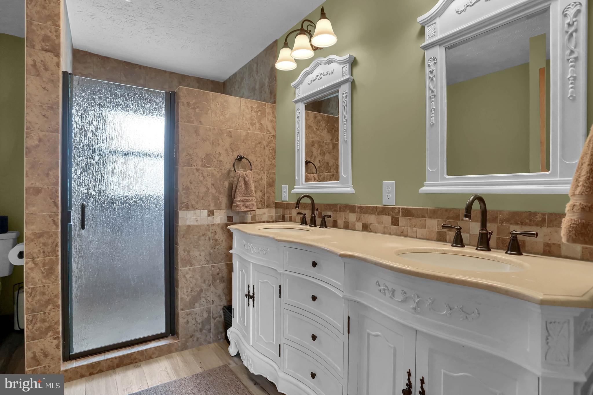 114 Abbey Road New Freedom, PA 17349 - Photo 27 of 46 Master Bath with Custom tiled Walk-In Shower