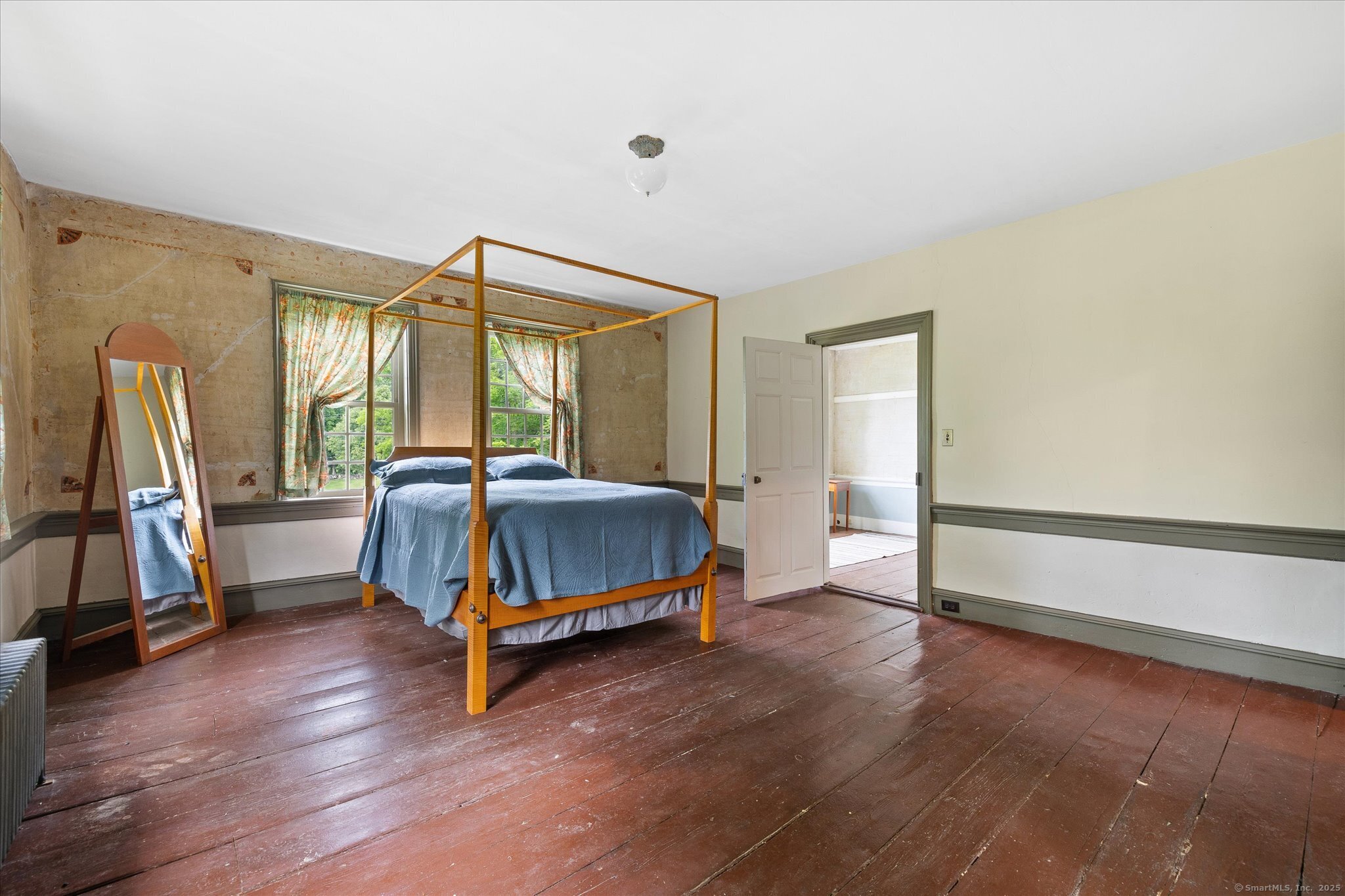 89 John Perry Road Eastford, CT 06242 - Photo 34 of 40 a bedroom with a bed and a large window