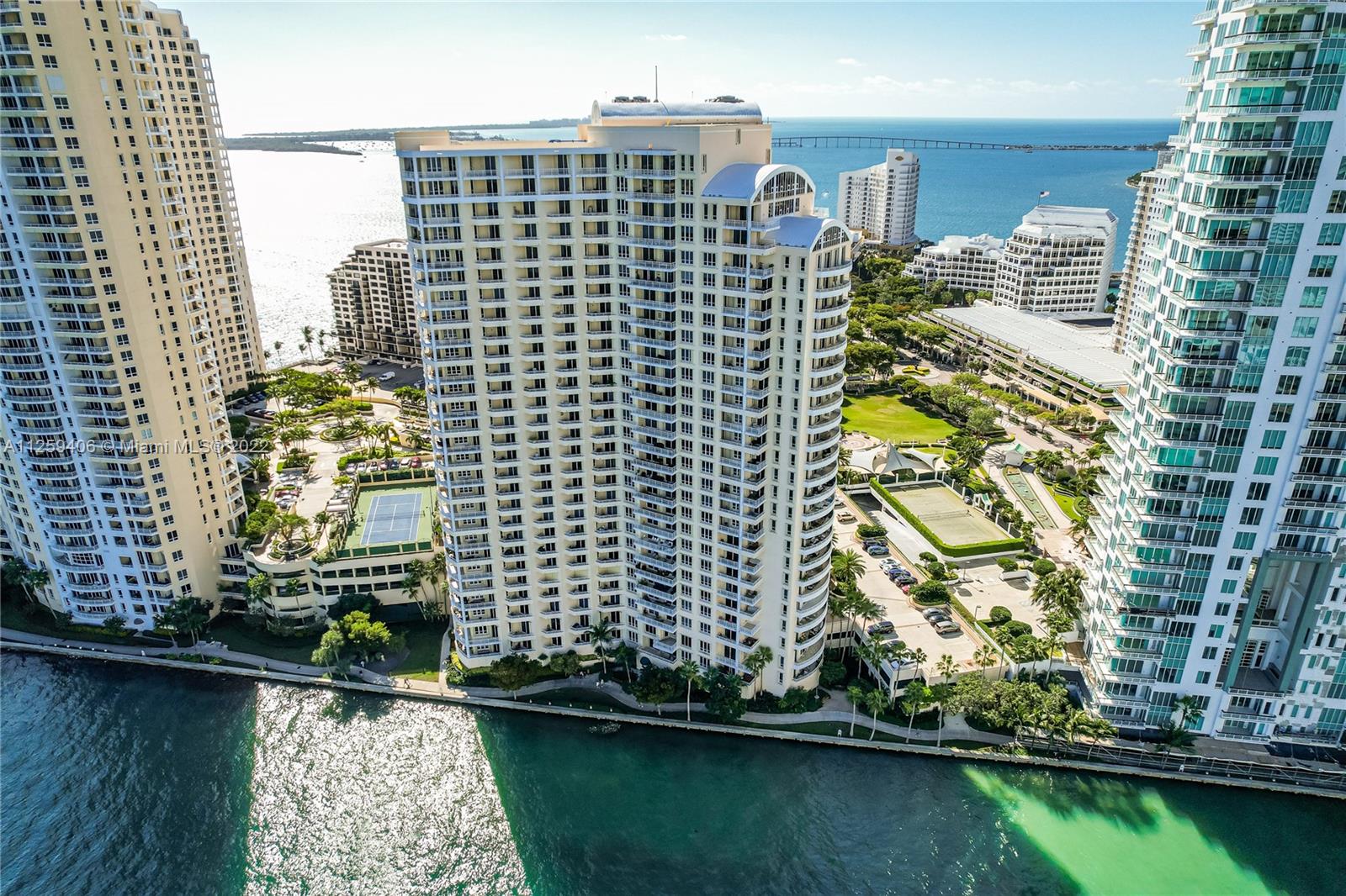 888 Brickell Key Drive, Unit 2610 Miami, FL 33131 - Photo 3 of 31 a view of swimming pool from a balcony