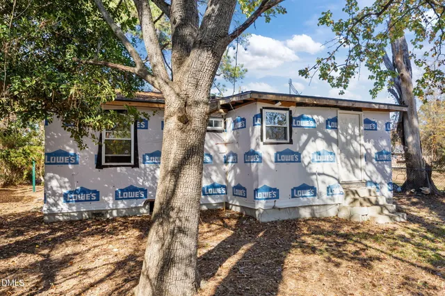 a view of road with covered with trees