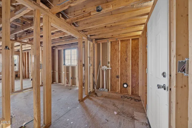 a view of an entryway with a rug